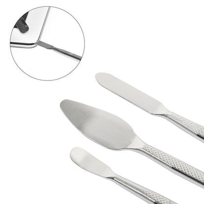 3-teiliges Profi Spudger Spatel Set Metall Reparaturwerkzeug