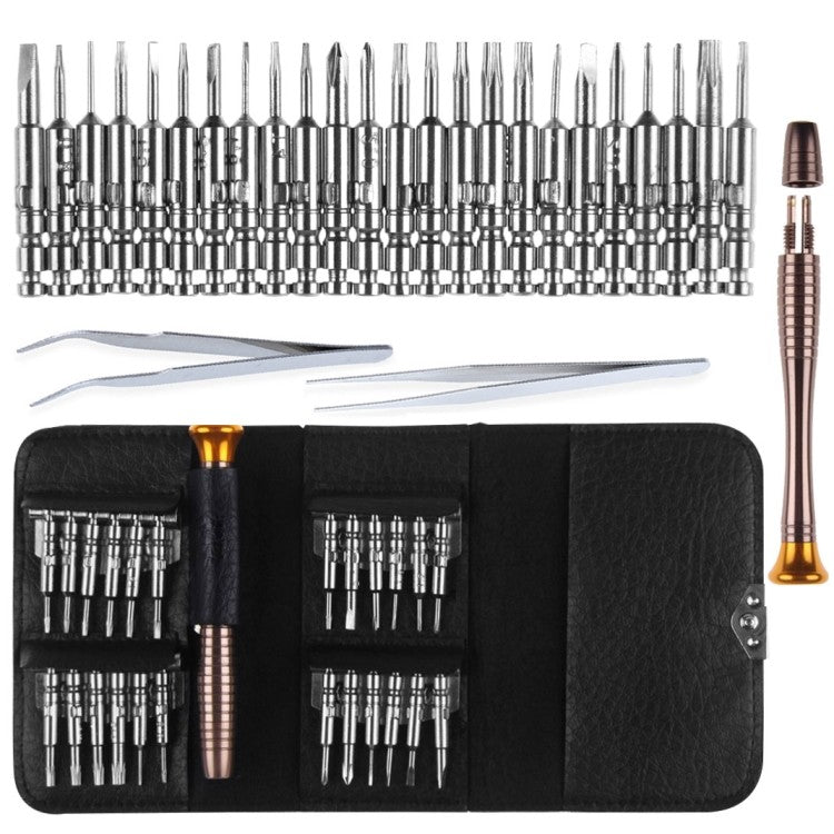 Magnetic Tragbare Brieftasche Schraubendreher Set 27 in1 Werkzeug Reparatur Schraubenzieher