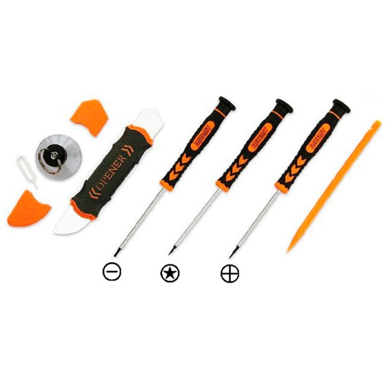 JAKEMY JM-i84 7-in-1-Kit für professionelle Öffnungstools für iPhone / iPad / iPad Mini