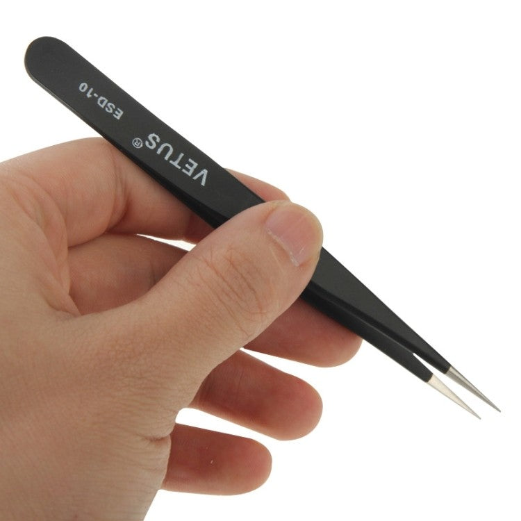 Antistatische ESD-10 spitz Universal Metall Pinzette