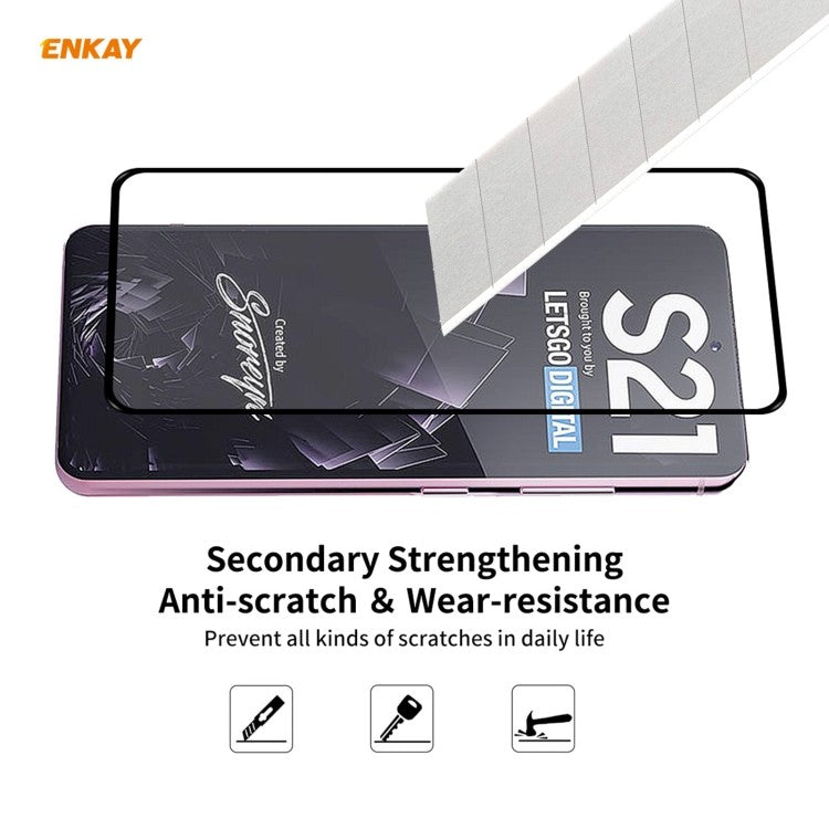Samsung Galaxy S21 Panzerfolie Schutzfolie Schutzglas 9H Glas