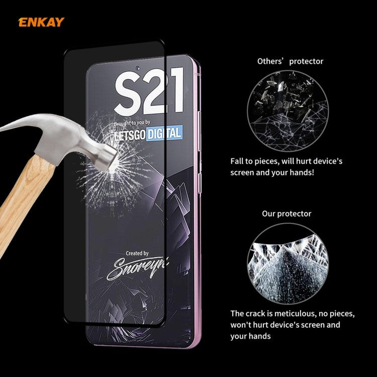 Samsung Galaxy S21 Panzerfolie Schutzfolie Schutzglas 9H Glas