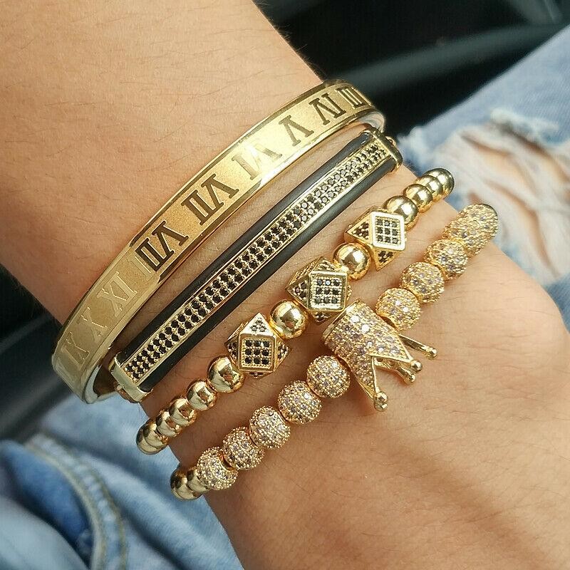 ROYAL KING GOLD Luxus Armband Bracelet