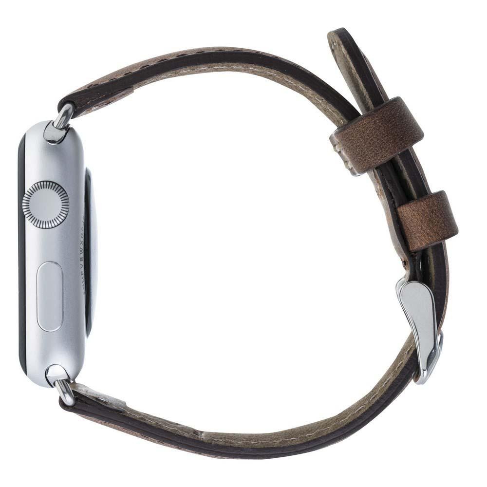 Bouletta ECHT LEDER Apple Watch für 42mm / 44mm - Antic Braun