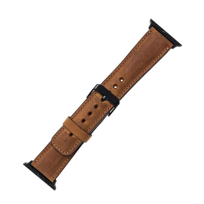 Bouletta Lederarmband für Applewatch 42mm / 44 mm - Bräune