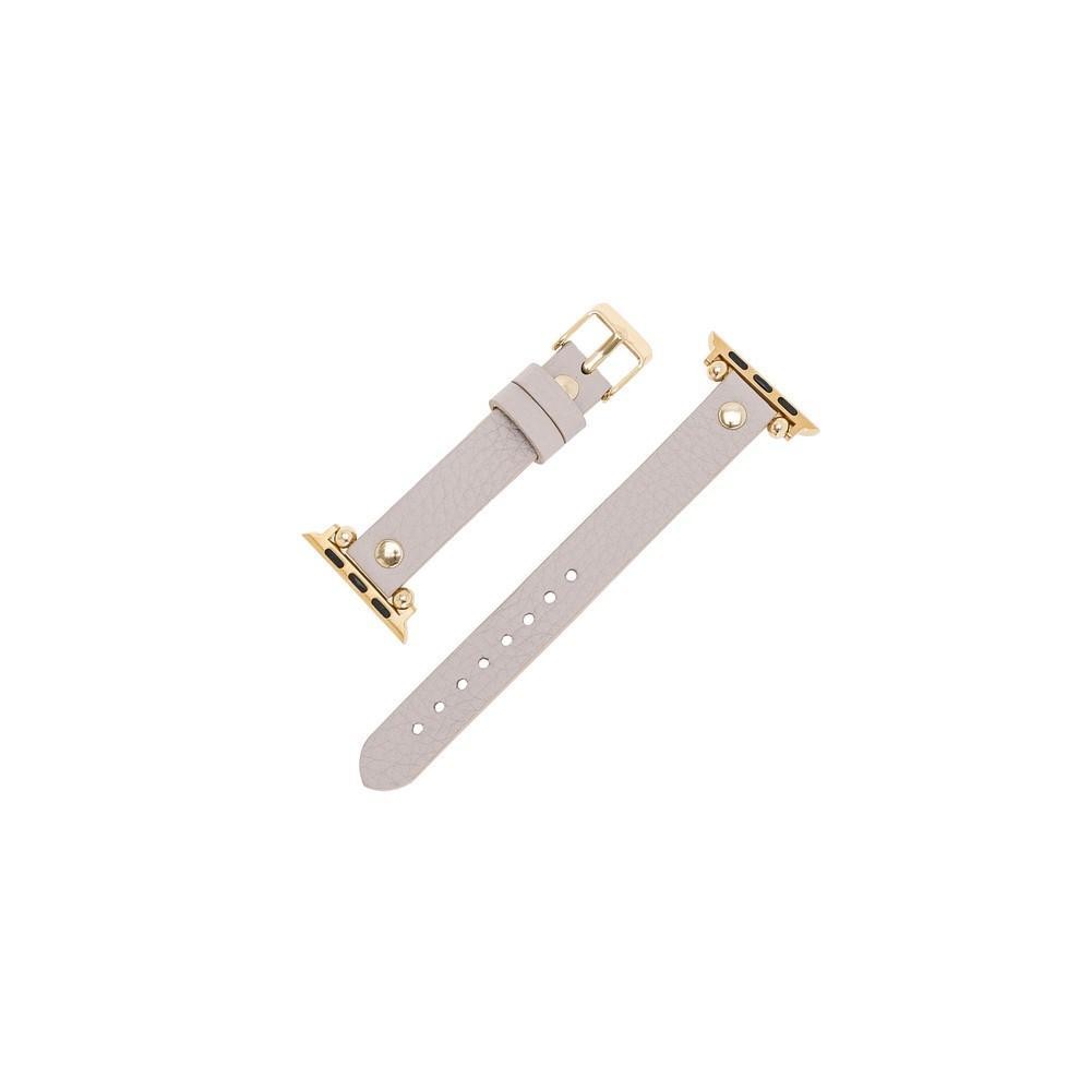 Bouletta Leder Trokya Gold Uhrenarmband für Apple Watch 42mm / 44mm - Floater Nerz