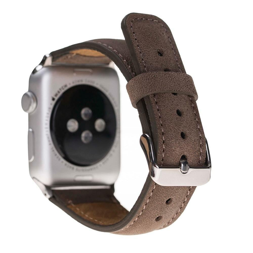 Bouletta Lederarmband für Applewatch 42mm / 44 mm - Antik Braun