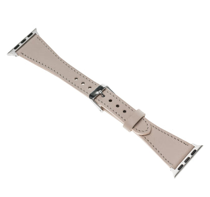 Bouletta Slim Leder Watch Strap für Apple Watch 42mm/44mm - Nude Pink