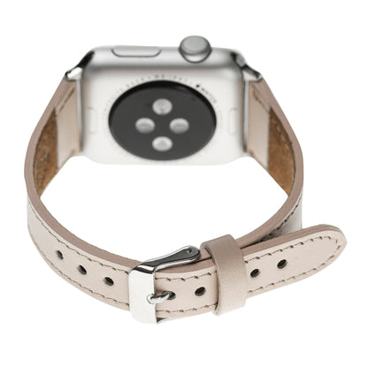 Bouletta Slim Leder Watch Strap für Apple Watch 42mm/44mm - Nude Pink