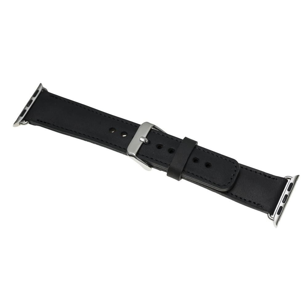 Bouletta Leder Watch Gurt für Apple Watch 42mm / 44mm - Antic Schwarz