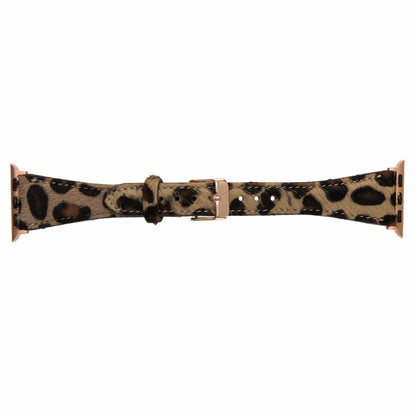 Bouletta Leder Watch Slim Band für Apple Watch 42-44 mm Leopar Hairy