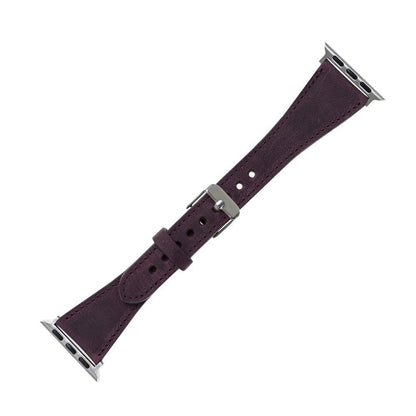 Bouletta Lederarmband für Applewatch 42mm / 44 mm - Antik Lila