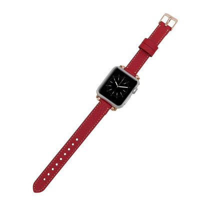 Bouletta Leder Ferro Uhrenarmband für Apple Watch  42mm / 44mm - Floater Rot