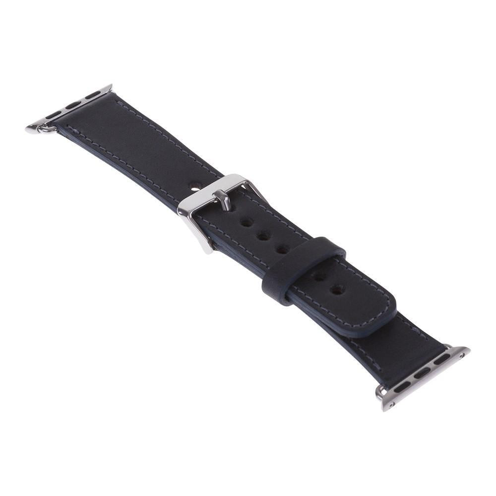 Bouletta Lederarmband für Applewatch 42mm / 44 mm - Schwarz