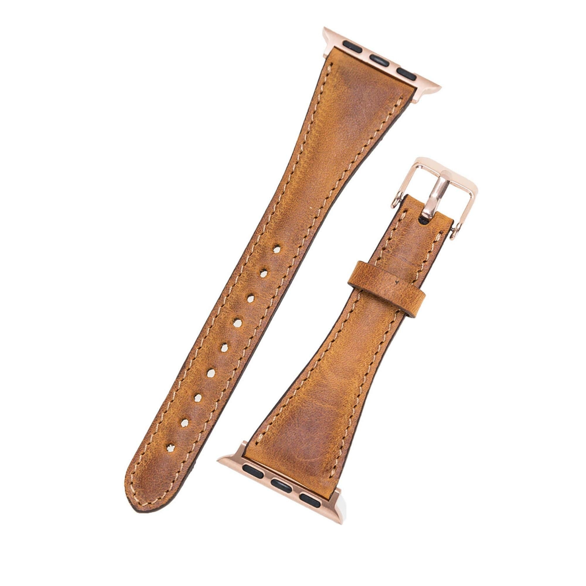 Bouletta Leder Watch Slim Band für Apple Watch 42-44 mm Vegetal Brown
