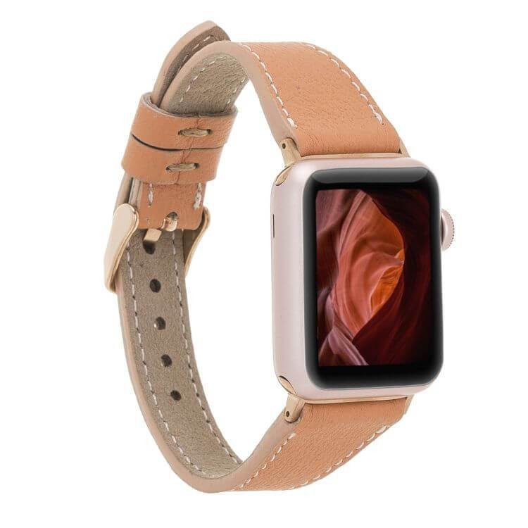 Bouletta Slim Leder Apple Watch Band 38-40mm / 42-44mm - NU3 Thread