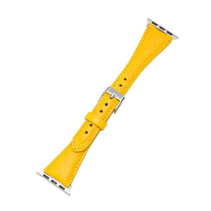 Bouletta Lederarmband für Applewatch 42mm / 44 mm - Floater Gelb