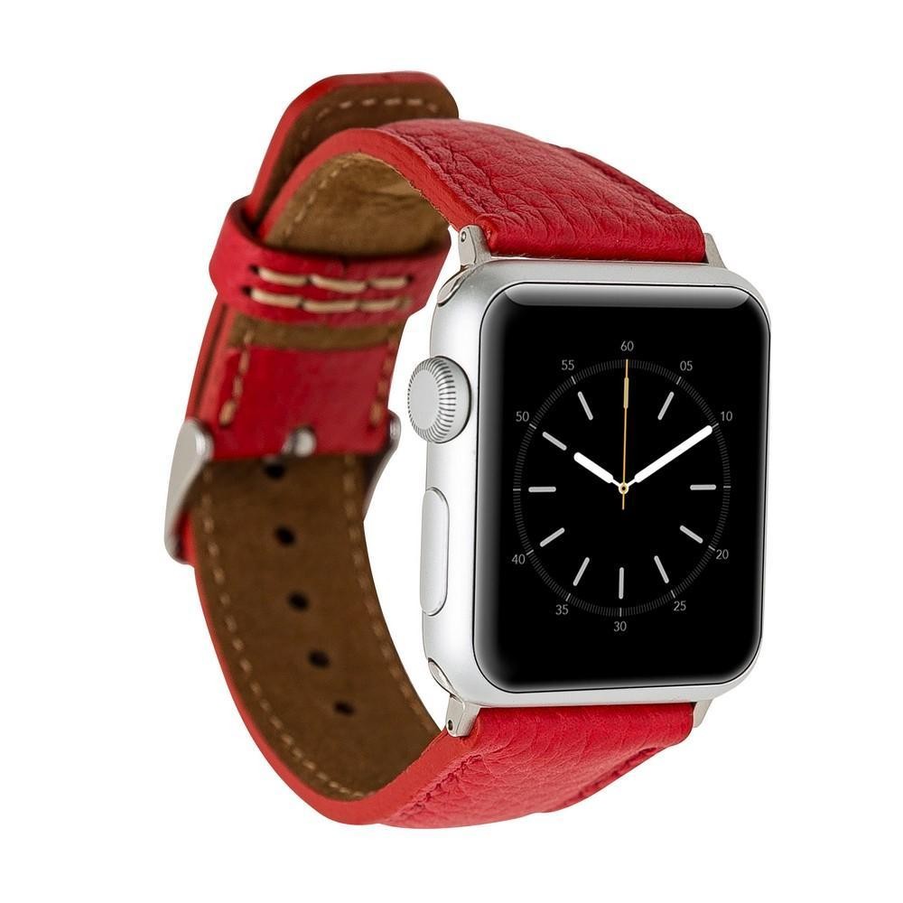 Bouletta Lederarmband für Applewatch 42mm / 44 mm - Rot