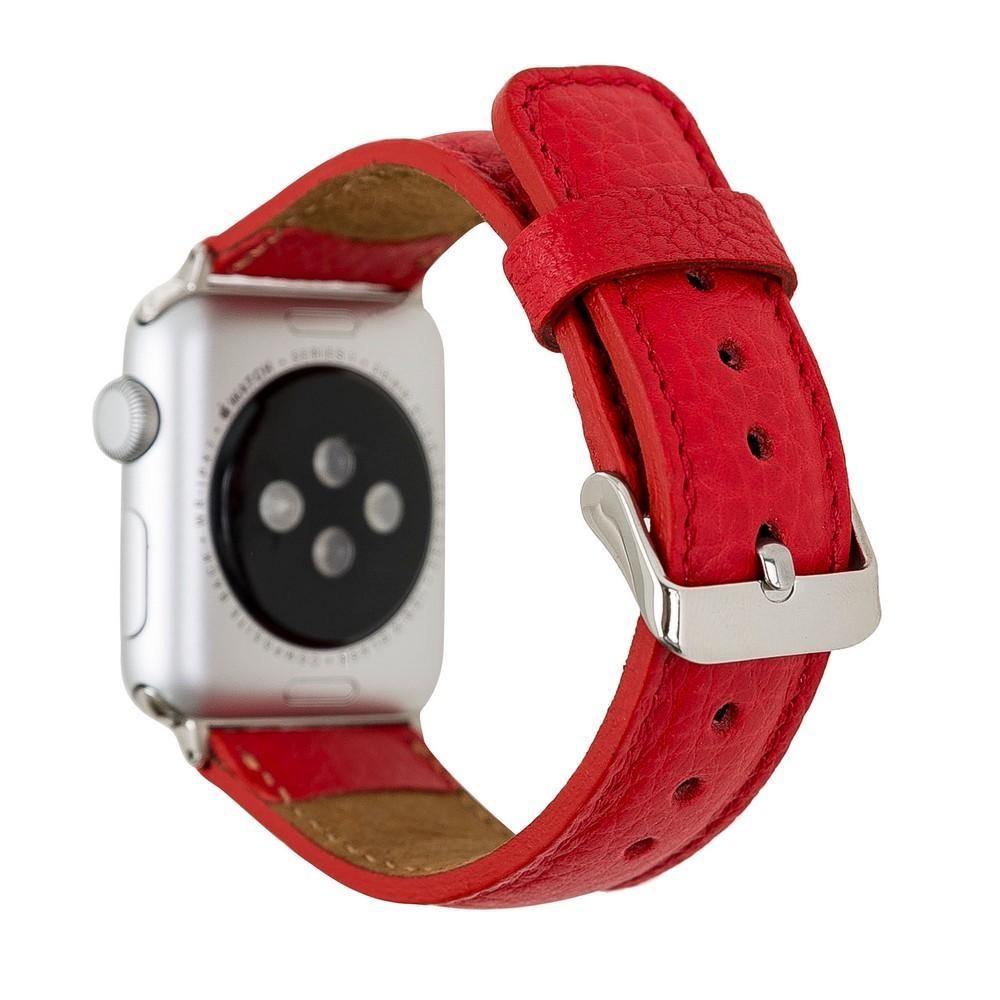 Bouletta Lederarmband für Applewatch 42mm / 44 mm - Rot