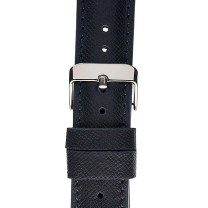 BoulettaLederarmband für Applewatch 42mm / 44 mm - Navy Blau