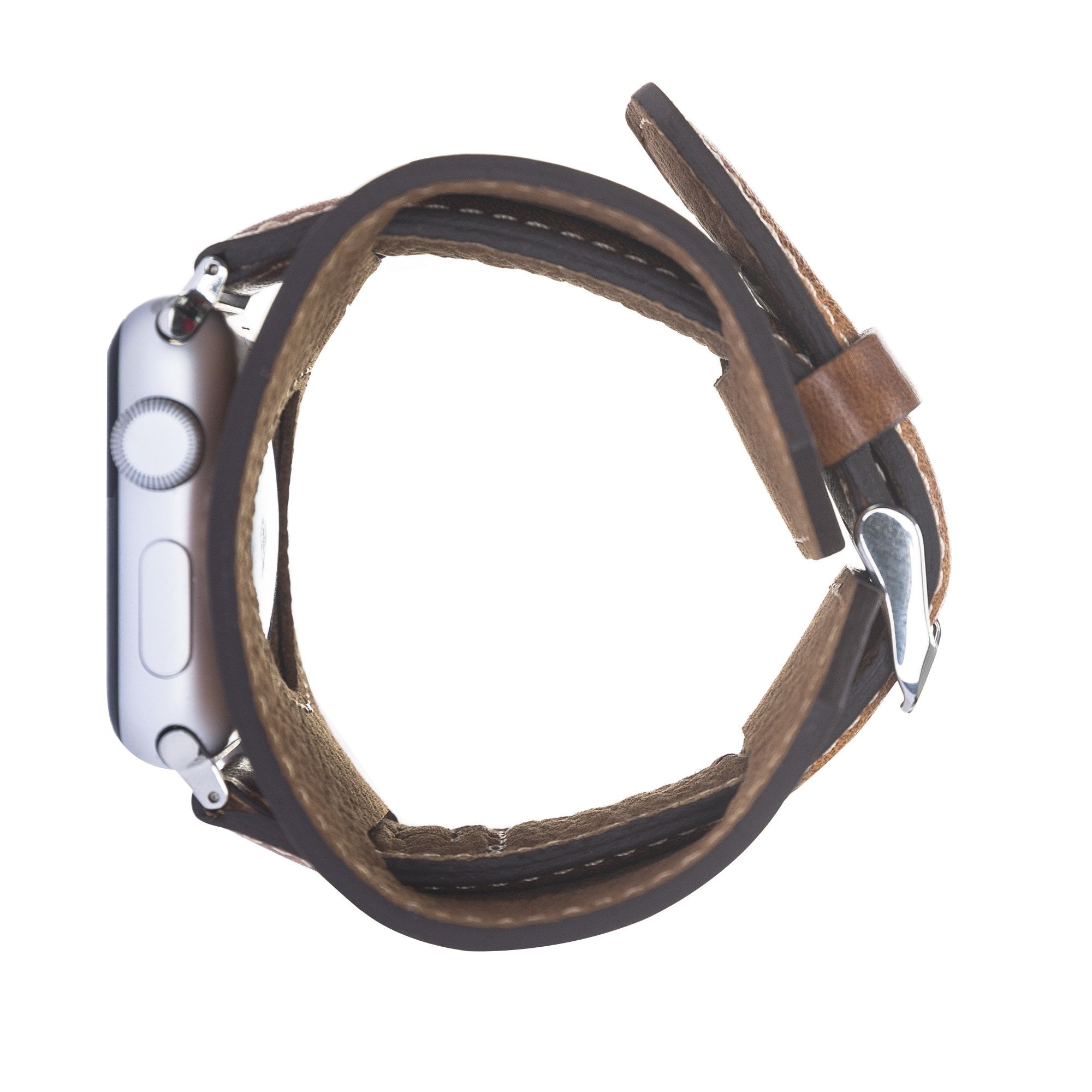 Bouletta Lederarmband für Applewatch 38mm / 40 mm - Braun