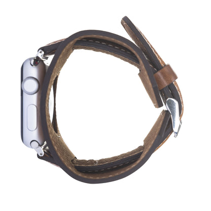 Bouletta Lederarmband für Applewatch 38mm / 40 mm - Braun