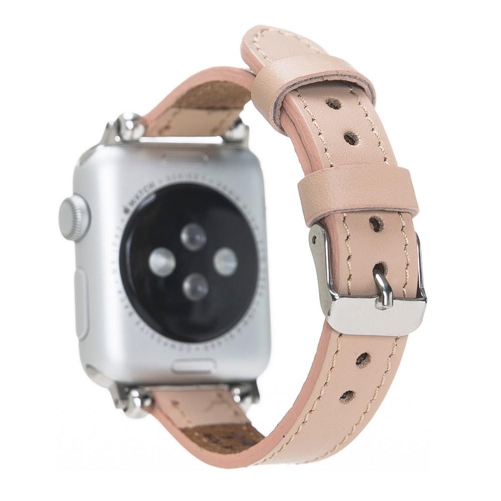 Bouletta Leder Ferro Uhrenarmband für Apple Watch  42mm / 44mm - Nackt Pink