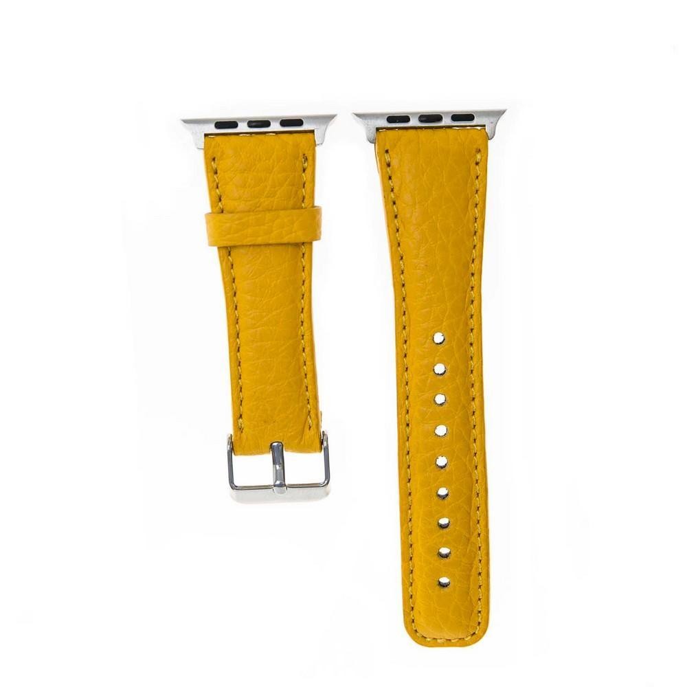 Bouletta Lederarmband für Applewatch 42mm / 44 mm - Gelb