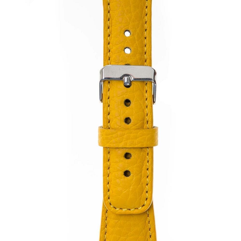 Bouletta Lederarmband für Applewatch 42mm / 44 mm - Gelb