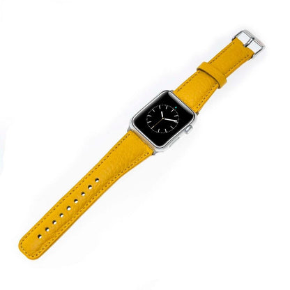 Bouletta Lederarmband für Applewatch 42mm / 44 mm - Gelb