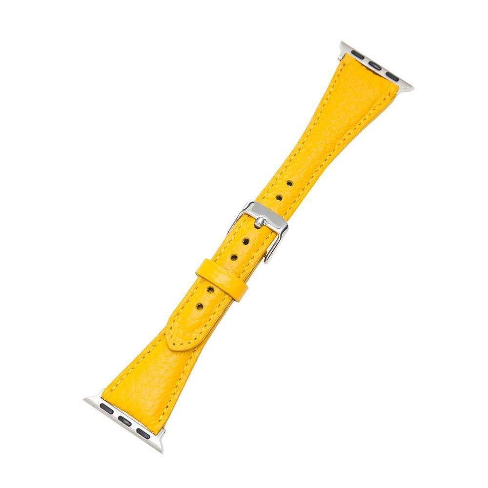 Bouletta Lederarmband für Applewatch 42mm / 44 mm - Floater Gelb