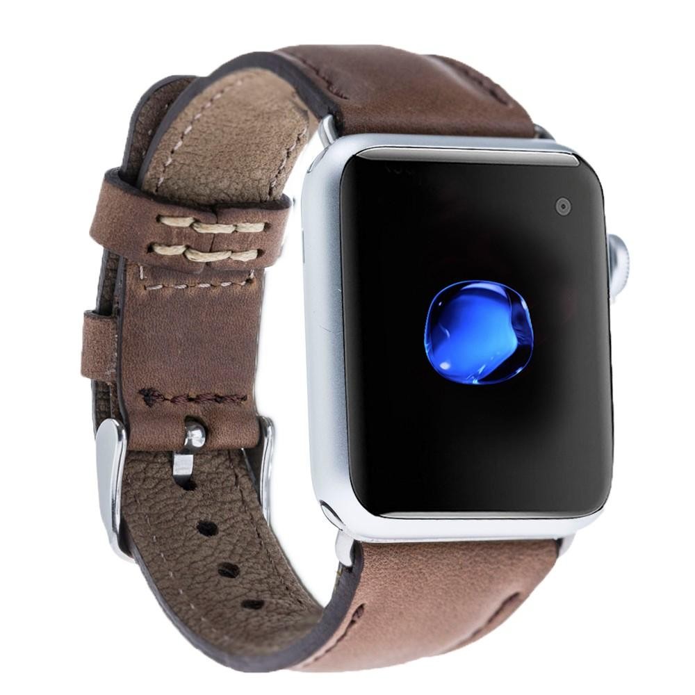 Bouletta Lederarmband für Applewatch 42mm / 44 mm - Bräune