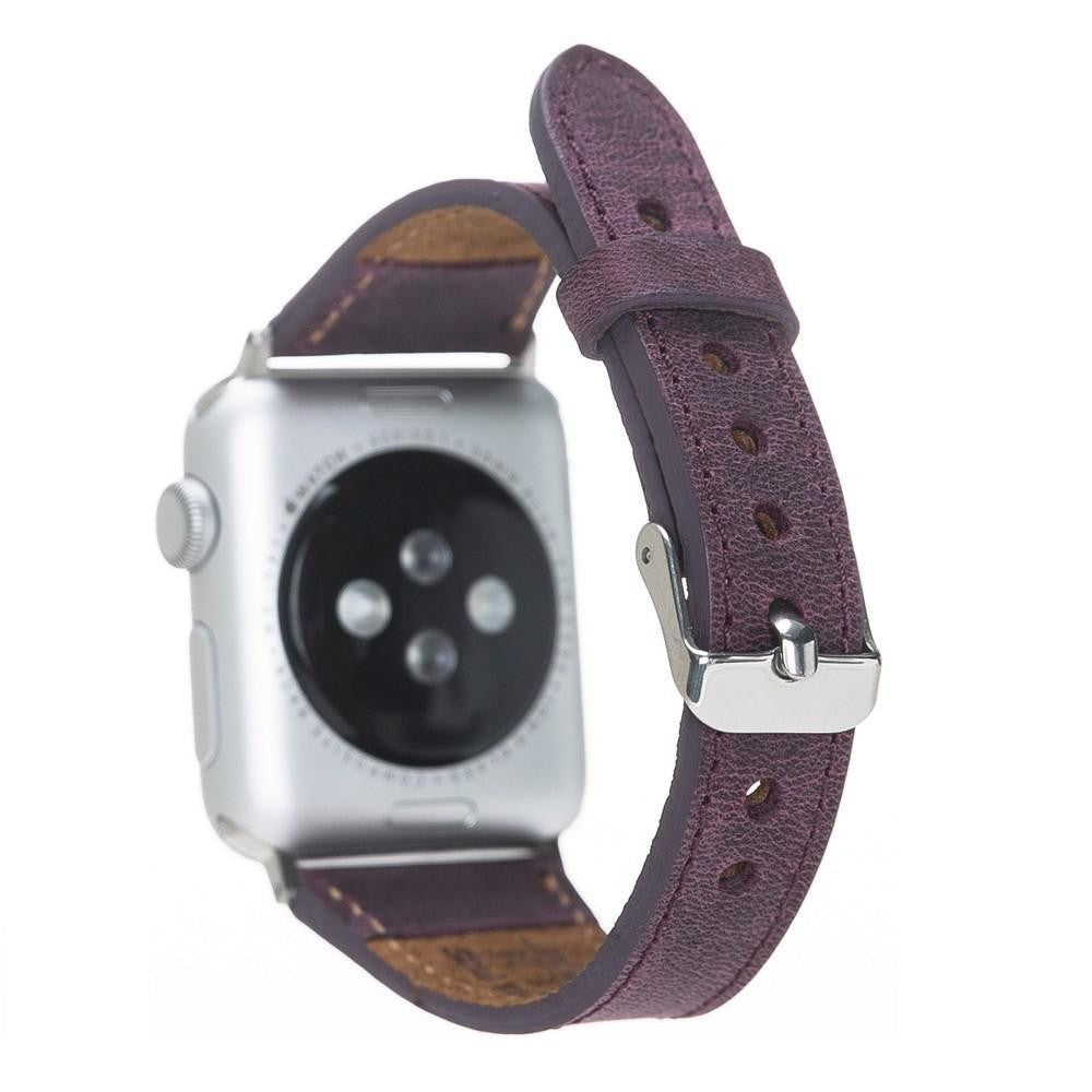 Bouletta Lederarmband für Applewatch 42mm / 44 mm - Braun