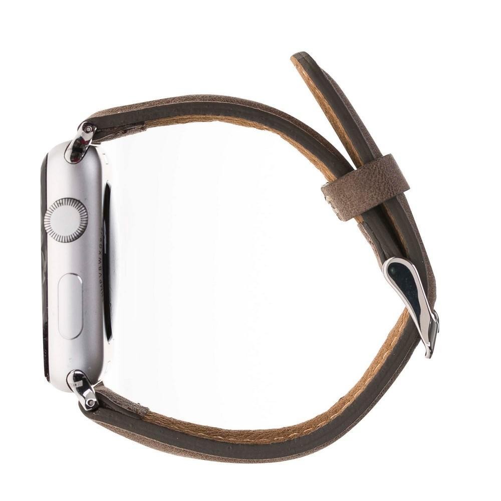 Bouletta Lederarmband für Applewatch 42mm / 44 mm - Antik Braun