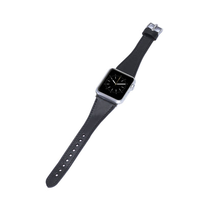 Bouletta Lederarmband für Applewatch 38mm / 40 mm - Schwarz