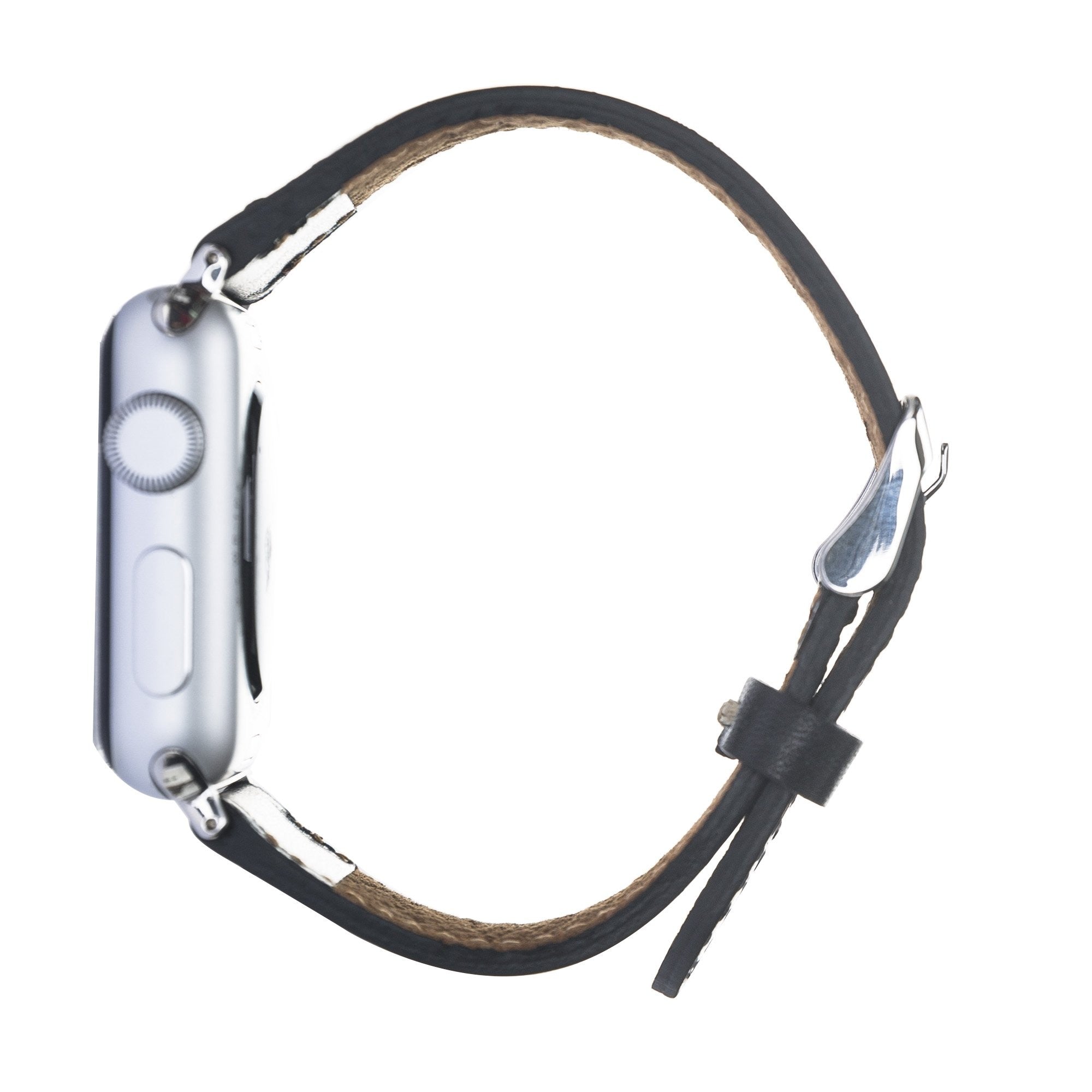 Bouletta Lederarmband für Applewatch 38mm / 40 mm - Schwarz
