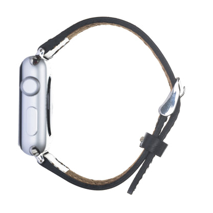 Bouletta Lederarmband für Applewatch 38mm / 40 mm - Schwarz