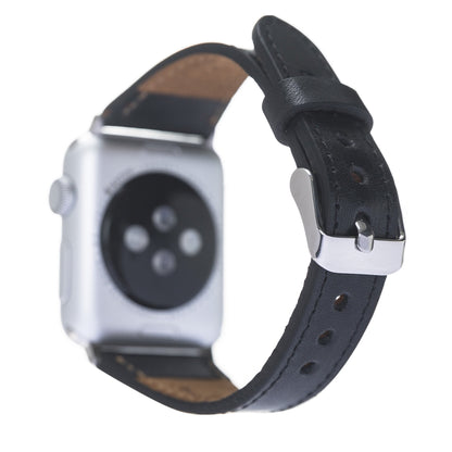 Bouletta Lederarmband für Applewatch 38mm / 40 mm - Schwarz