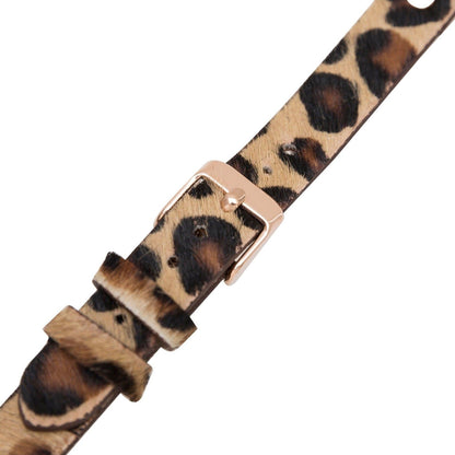 Bouletta Leder Watch Slim Band für Apple Watch 42-44mm Leopar Hairy