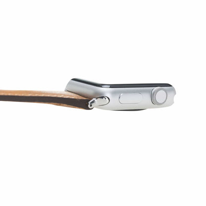 Bouletta Leder Watch Slim Band für Apple Watch 42-44 mm Vegetal Brown