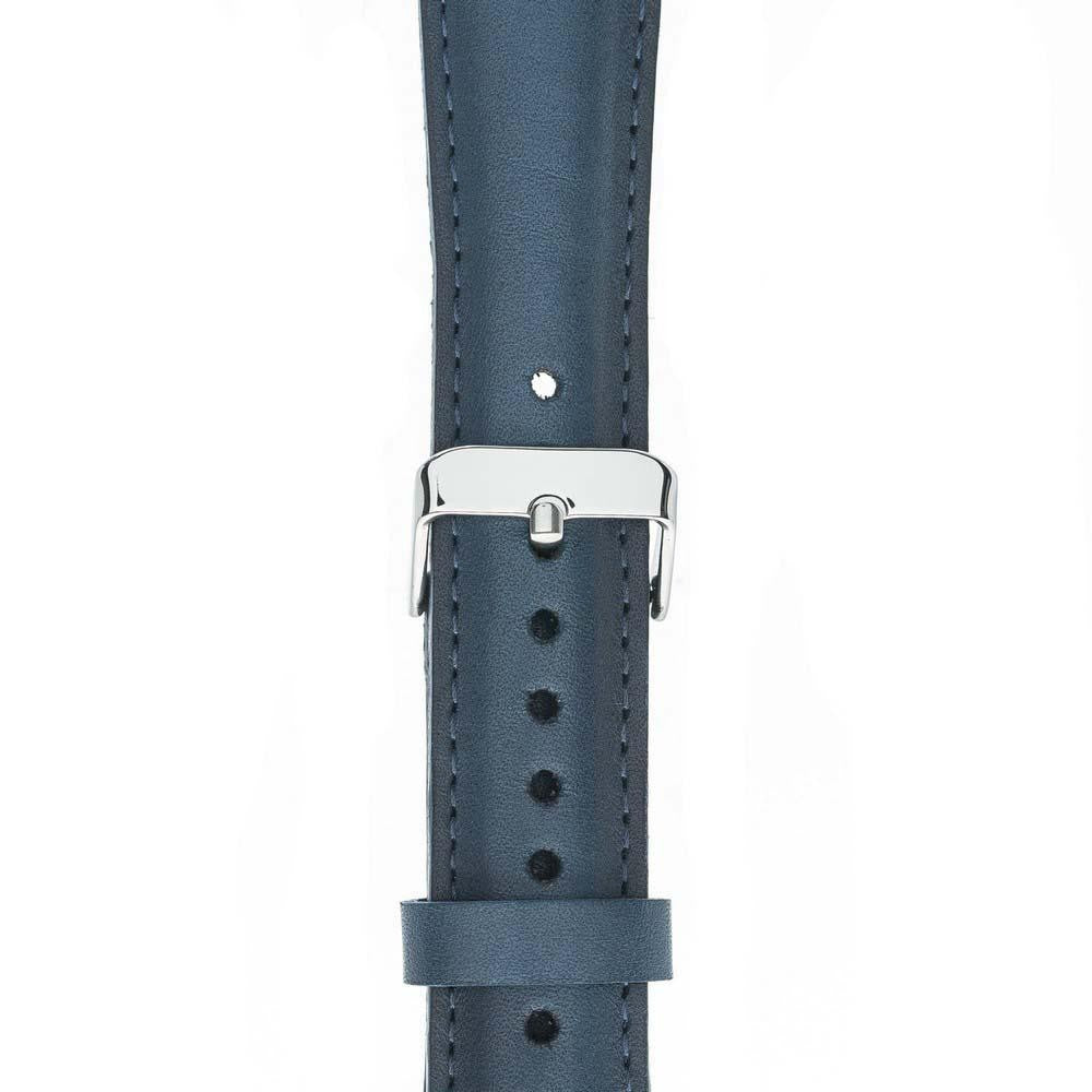 Bouletta Leder Watch Gurt für Apple Watch 42mm / 44mm - BRN Burnt Blau