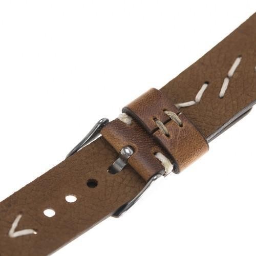Bouletta Leder Watch Gurt für Apple Watch 42mm / 44 mm - Vegetal Braun
