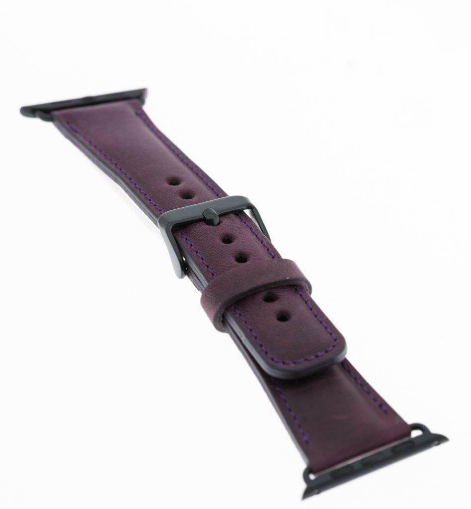 Bouletta Leder Watch Gurt für Apple Watch 42mm / 44 mm - Antic Lila