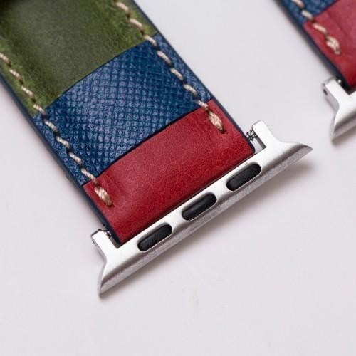 Bouletta Leder Watch Gurt für Apple Watch 38mm / 40mm - Saffiano Regenbogen
