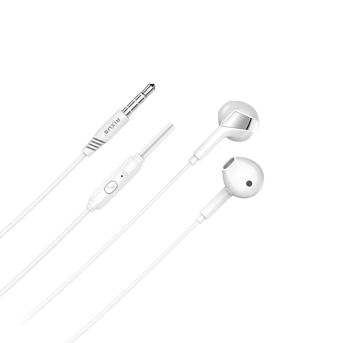 Rixus RXHD19J Soundmagic 3,5 mm Stereo-Kopfhörer mit Mikrofon - Phonebazaar
