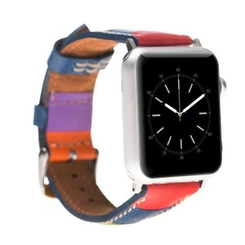 Bouletta Leder Watch Gurt für Apple Watch 38mm / 40mm - Saffiano Regenbogen