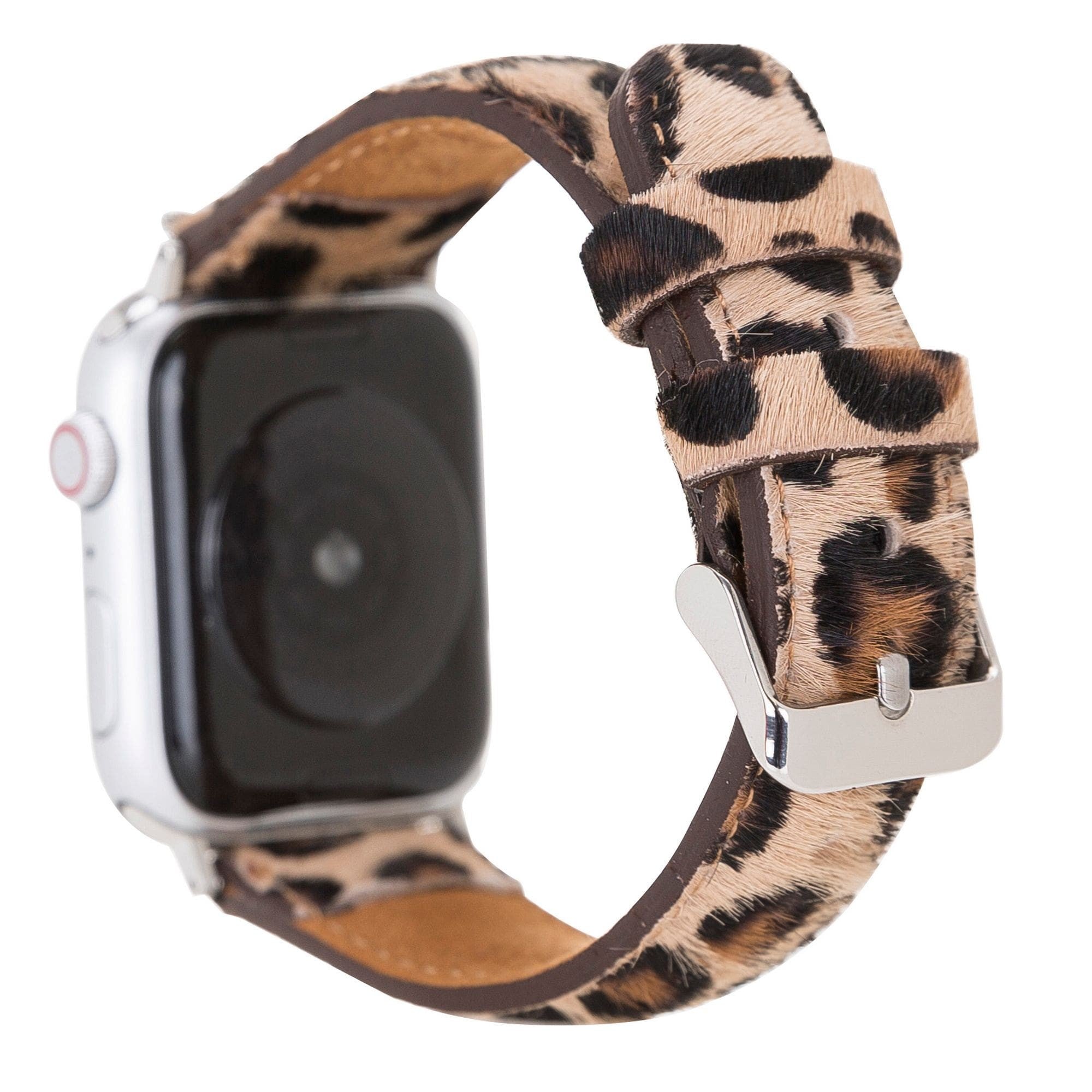 Bouletta Leder Watch Band für Apple Watch 42-44 mm Leopar Hairy