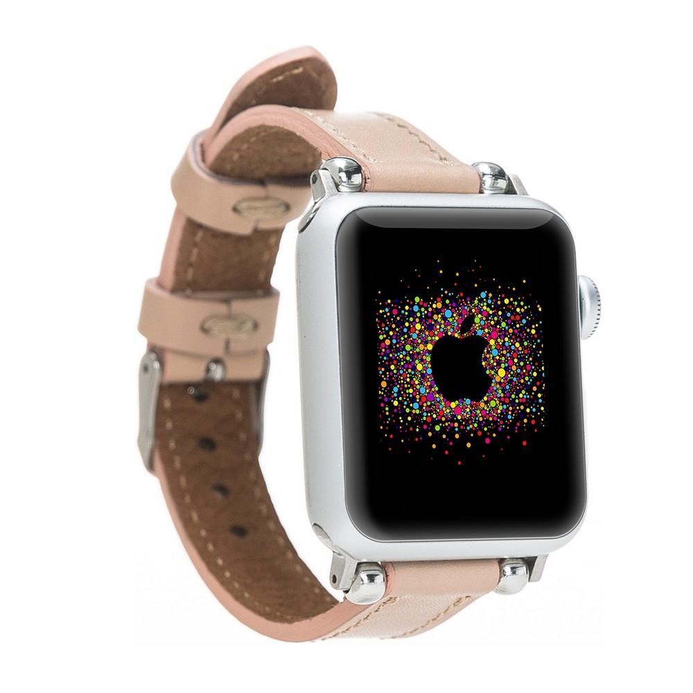 Bouletta Leder Ferro Uhrenarmband für Apple Watch  42mm / 44mm - Nackt Pink
