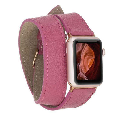 Bouletta Double Tour Leder Watch Band für Apple Watch 38-40mm / 42-44 mm - CP04