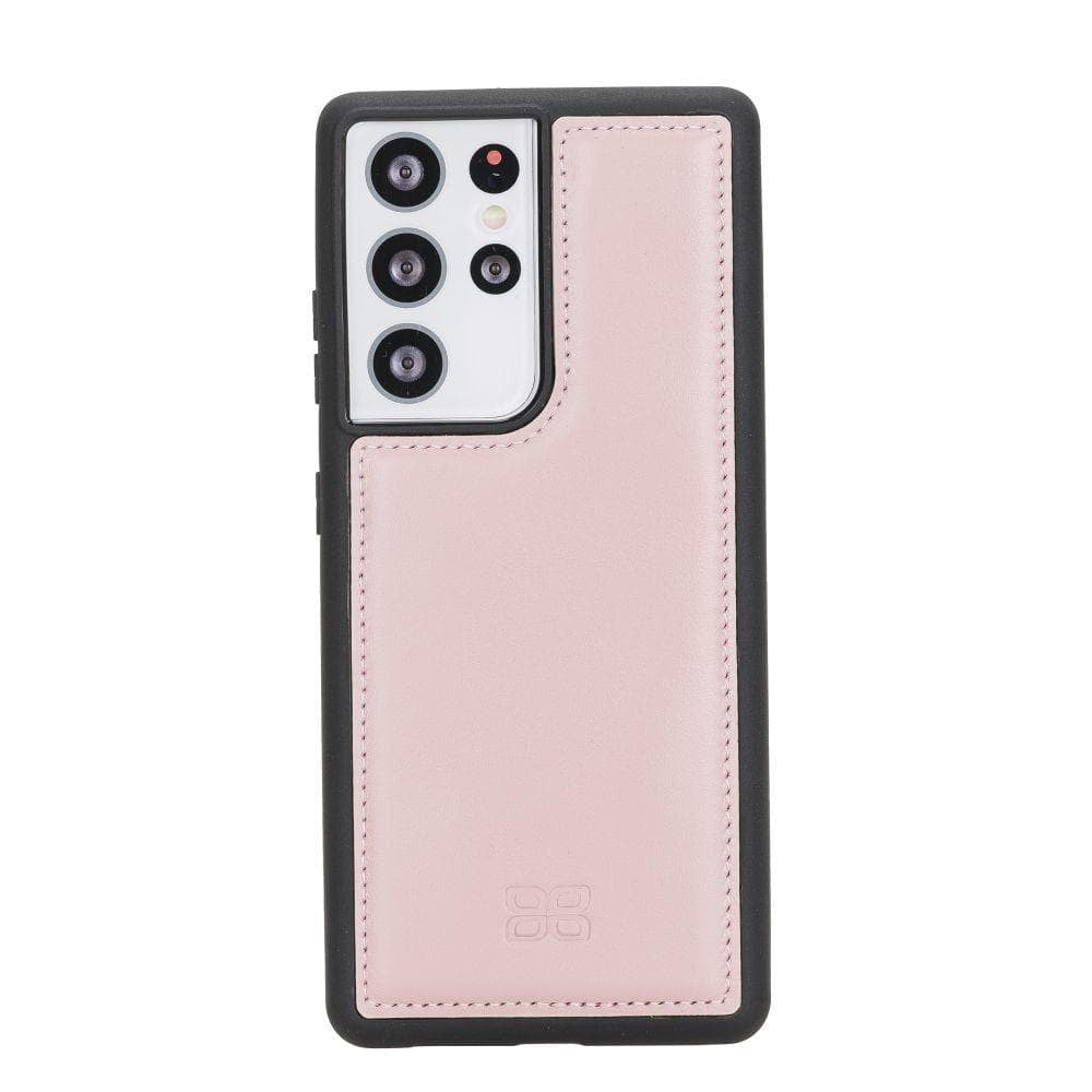 BOULETTA FLEX COVER BACK LEDER CASE FÜR SAMSUNG GALAXY S21 Ultra - Pink